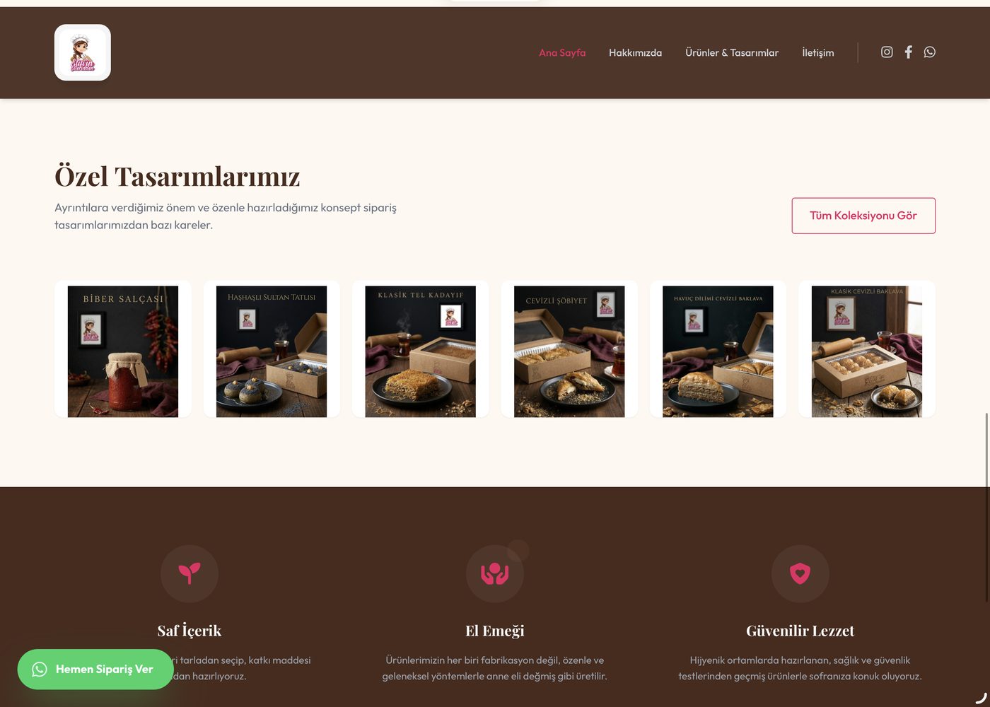 Elifin Ellerinden web sitesi hikayemiz